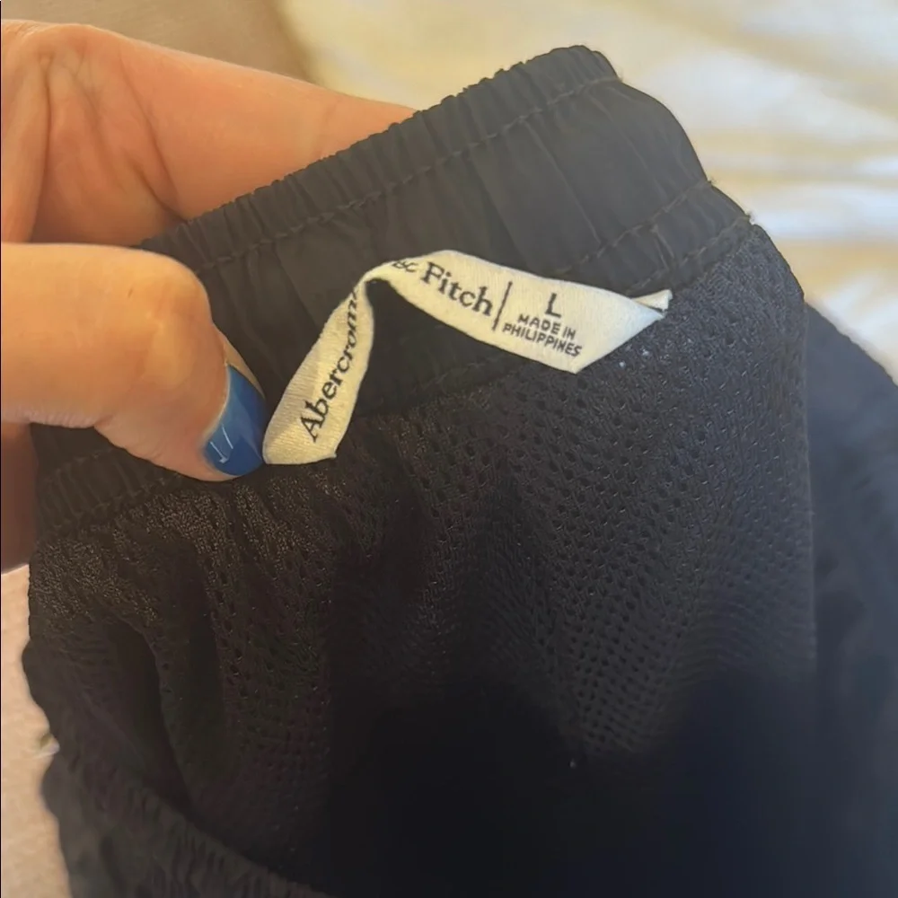 Abercrombie & Fitch Black Swishy Pants - Picture 2 of 2